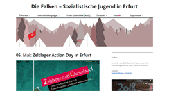 Desktop Screenshot of falken-erfurt.de